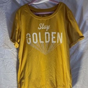 Art Class Yellow Girls tee